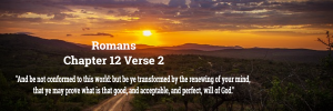 Romans Chapter 12 Verse 2